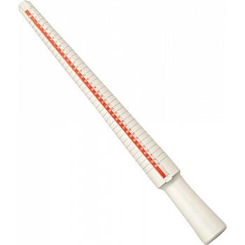 RING SIZING STICK ALUMINUM